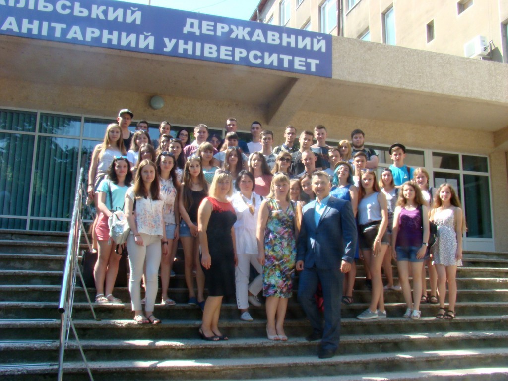 Дружній візит студентів Чернівецького національного університету