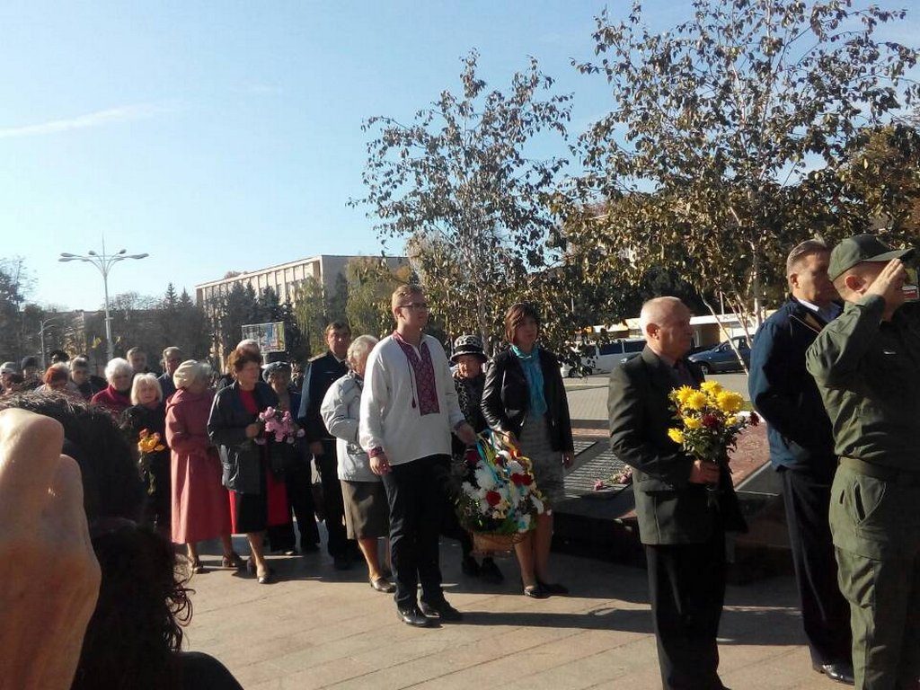 Викладачі та студенти ІДГУ взяли участь у мітингу з нагоди річниці визволення України від німецько-фашистських загарбників