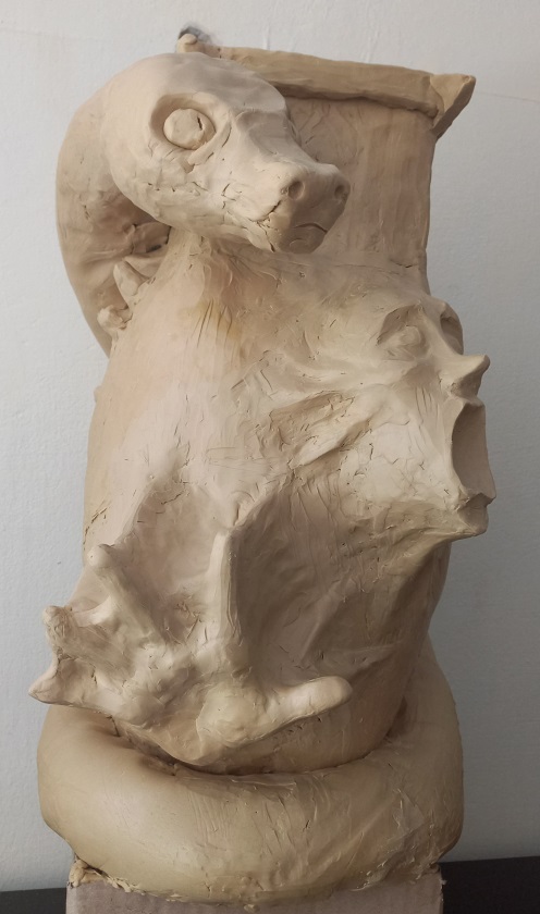 Галкіна Анастасія «Розпач, як останній шанс…»; скульптура, пластилін